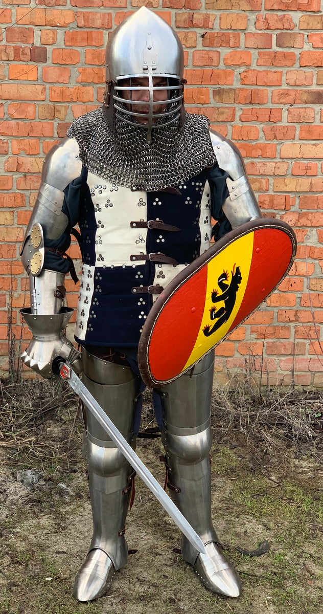 Full Titanium set “Black Prince”. Buhurt version – Master Uley