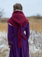 Woman medieval hood