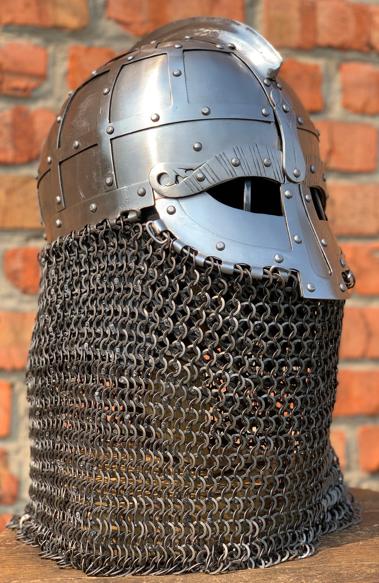 Chain mail gorget with padded – Master Uley