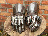 Titanium hourglass mittens