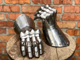 Titanium hourglass mittens