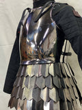 Cuiras with scale skirt