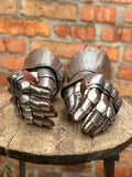 Titanium hourglass mittens