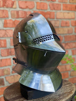 Armet “Victor” SCA version  with perforated eyes