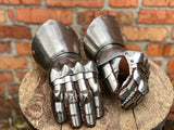 Titanium hourglass mittens