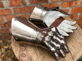 Titanium hourglass mittens