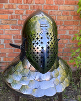 Beckenhaube „Overlord“. Schwere Ausführung