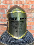 Alexander style helmet “Black Prince”