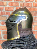 Alexander style helmet “Black Prince”