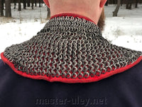 Chain mail with padded gorget