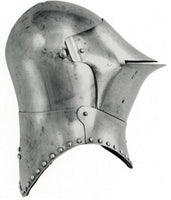 Heavy tournament Armet for jousting “Steel Frog”