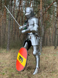 Milan armor set «Royal Flemish Knight» for jousting (tempered steel set)