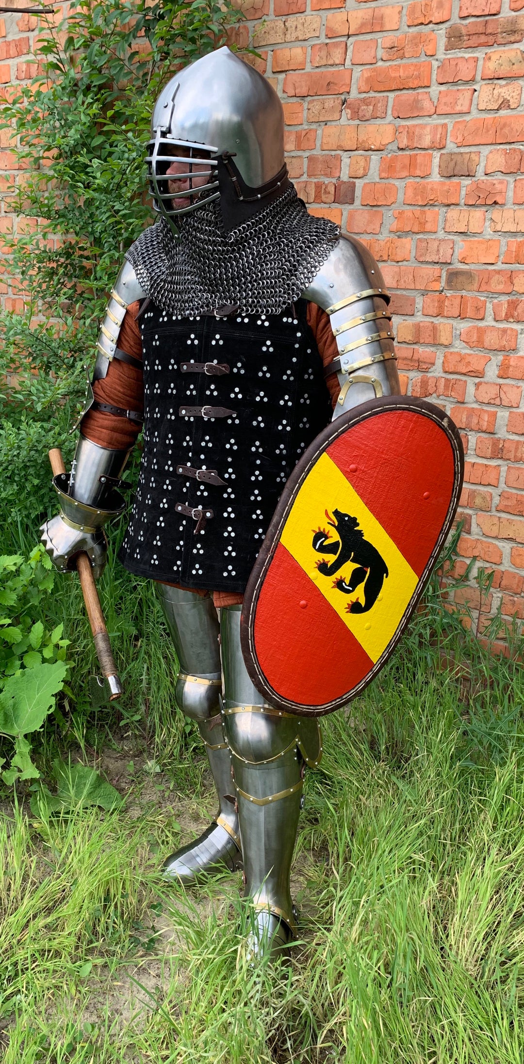 Titanium armor set for full contact “Fabian” – Master Uley