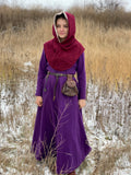 Woman medieval dress