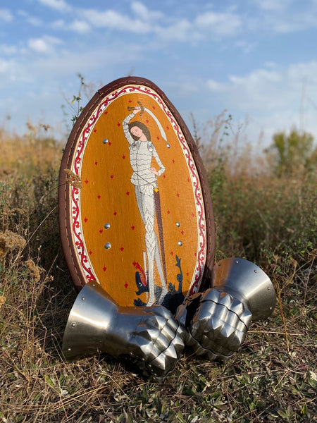 Heraldic Pavise shield “St Georg”