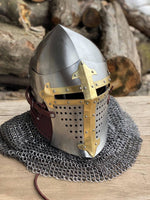 Alexander helmet with golden cross