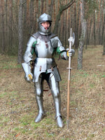 Milan armor set «Royal Flemish Knight» for jousting (tempered steel set)