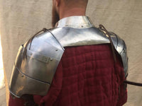 Big plate shoulders with gorget