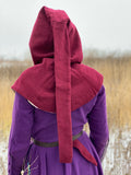 Woman medieval hood